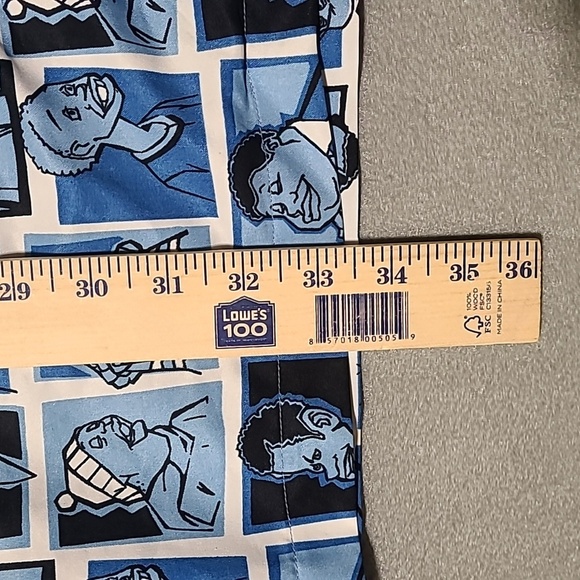 Vintage FUBU Men's Fat Albert AOP Long Sleeve Button Up Shirt Pre-Owned- Size XL - Picture 15 of 15